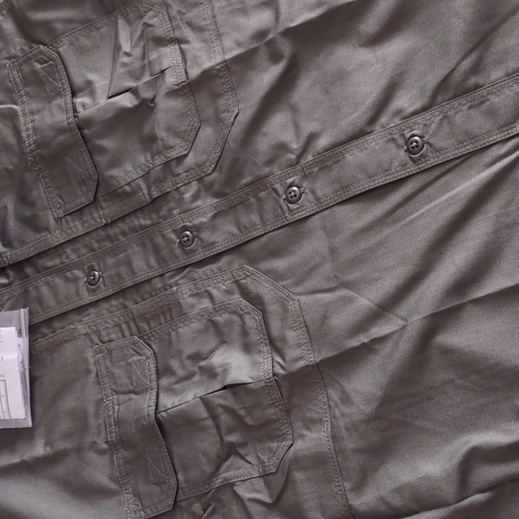 NWT 5.11 Tactical Large Tdu Green Teflon Short Sleeve Button Taclite Pro Shirt - Picture 14 of 15